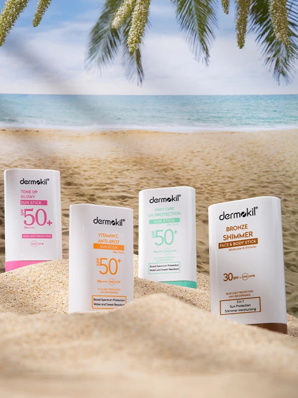C vitamini içeren leke karşıtı stick güneş kremi SPF 50 ile cilt tonunu destekleyen, leke oluşumunu önlemeye yardımcı olan ve pratik kullanımıyla yüksek koruma sağlayan güneş koruyucu