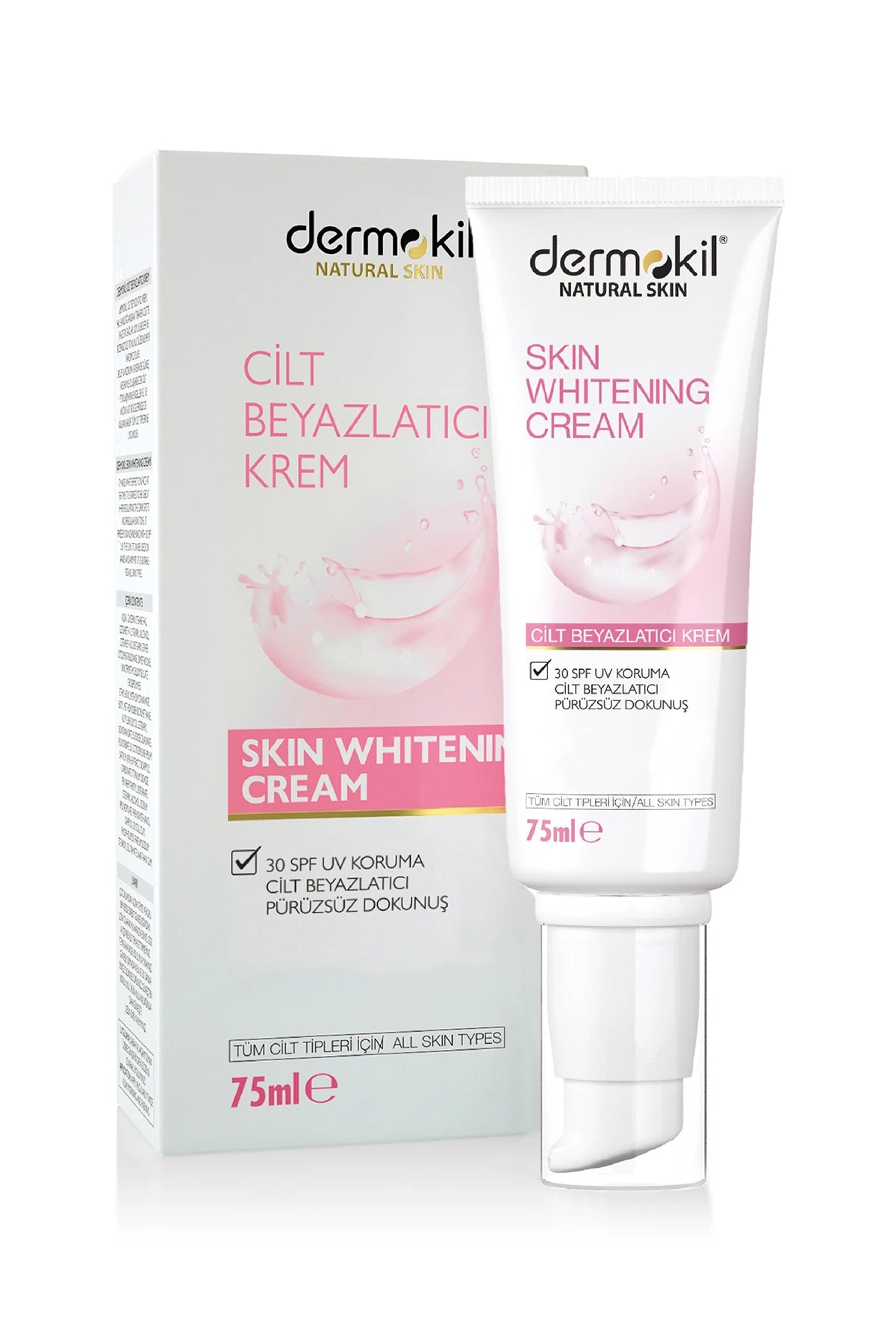 Cilt Beyazlatıcı Ton Eşitleyici SPF 30 Cilt Kremi 75 ml, Cilt Nemlendirme, Dermokil.