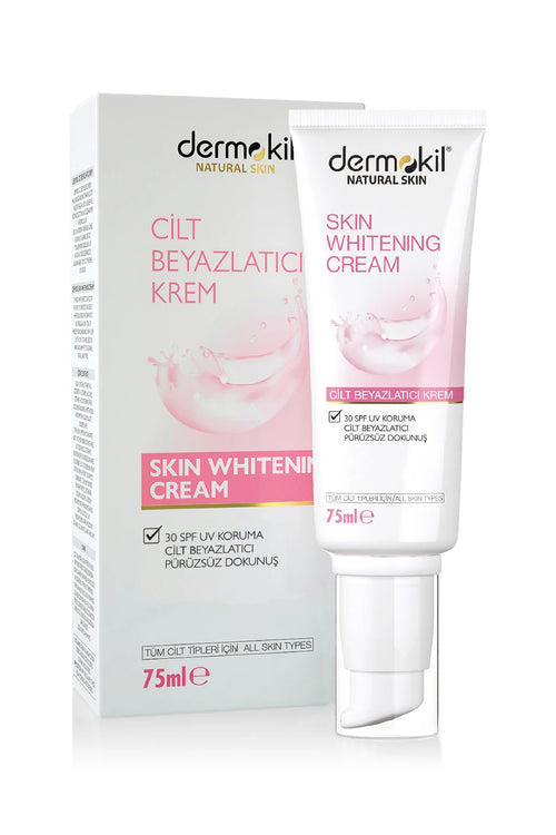 Cilt Beyazlatıcı Ton Eşitleyici SPF 30 Cilt Kremi 75 ml, Cilt Nemlendirme, Dermokil.
