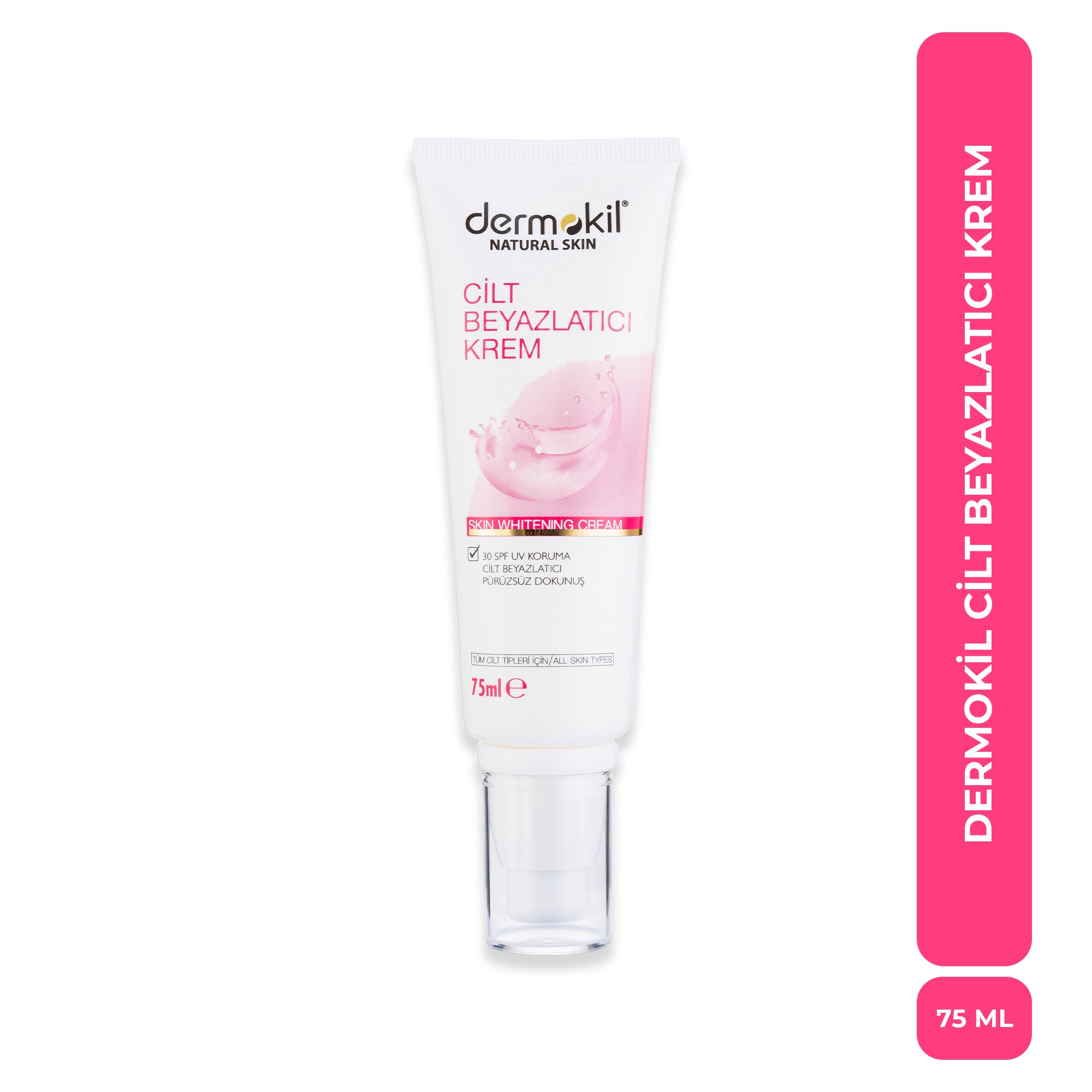 Cilt Beyazlatıcı Ton Eşitleyici SPF 30 Cilt Kremi 75 ml - Dermokil