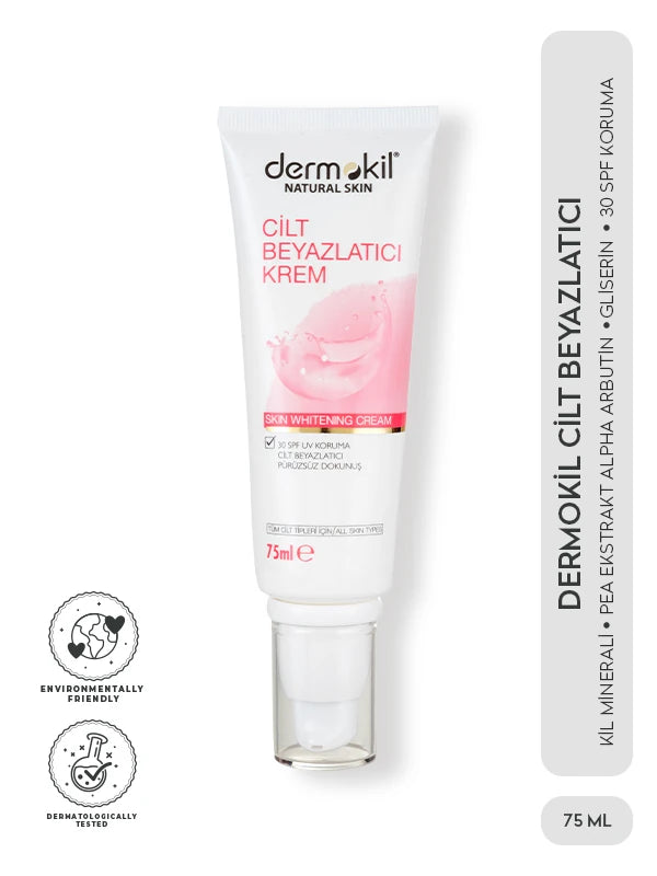 Cilt Beyazlatıcı Ton Eşitleyici SPF 30 Cilt Kremi 75 ml, Dermokil.