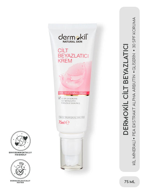 Cilt Beyazlatıcı Ton Eşitleyici SPF 30 Cilt Kremi 75 ml, Dermokil.