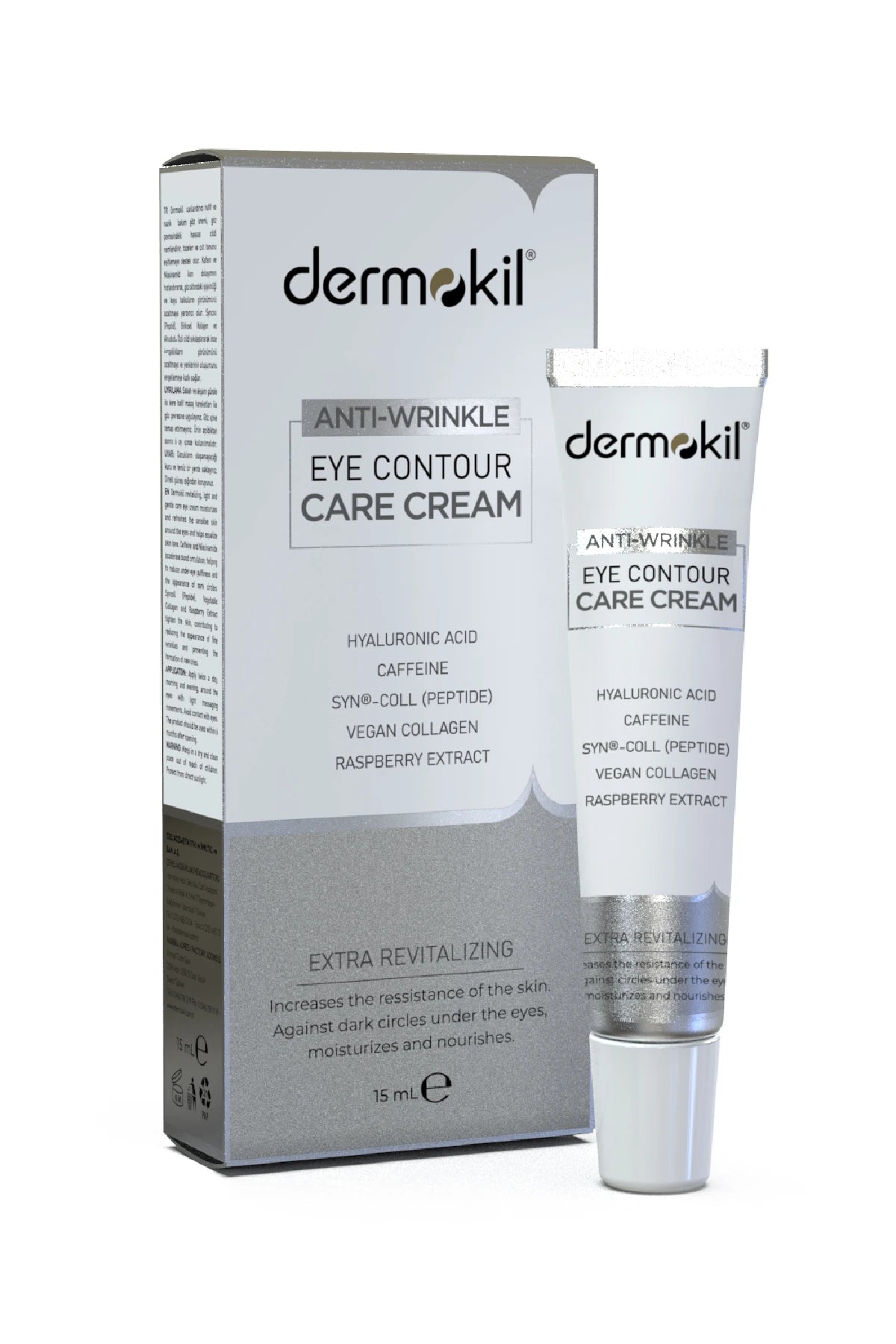 Yaşlanma Karşıtı Aydınlatıcı Göz Çevresi Bakım Kremi 15 ml, Cilt Nemlendirme, Dermokil.